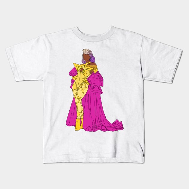 Rajah Ohara Kids T-Shirt by doctorbihcraft